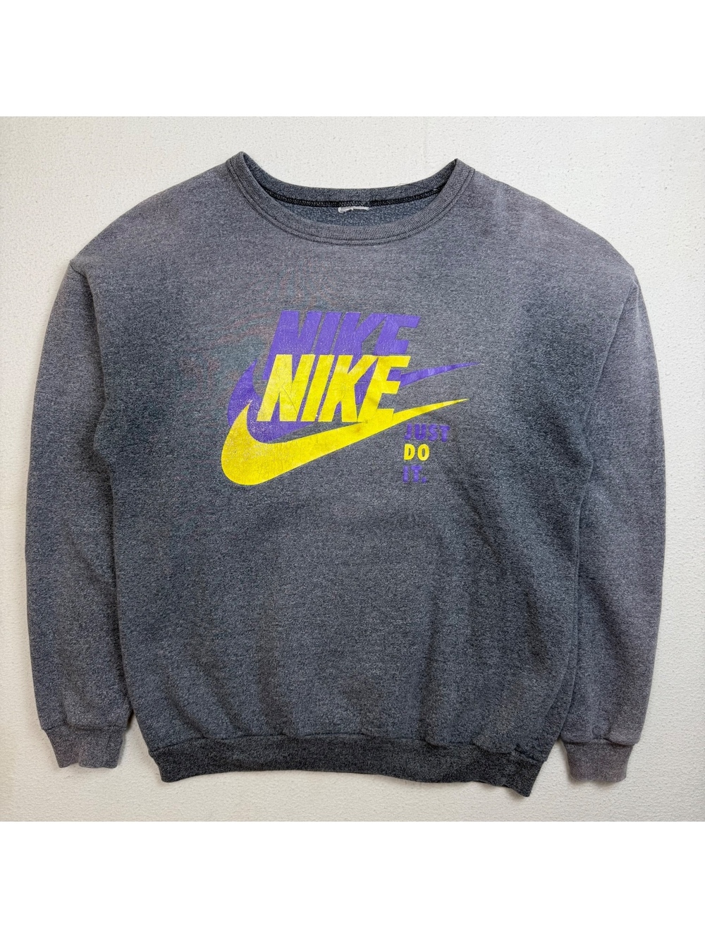 Vintage Faded Nike Crewneck Men's Medium